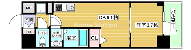 【間取り】 | リヴェント福島野田