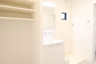 LAVIE余戸西2502Bの独立洗面台