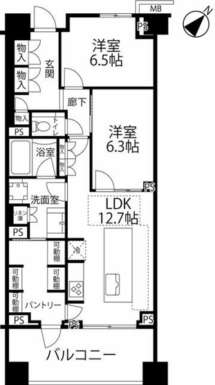 【間取り】 | ＢＲＡＮＺ中央林間