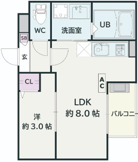 【間取り】 | Jack Kasumigasekihigashi Ⅰ