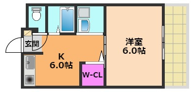 ハイツD＆Kの間取り