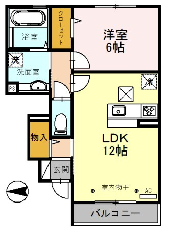 シェルフルールの間取り|　
　　