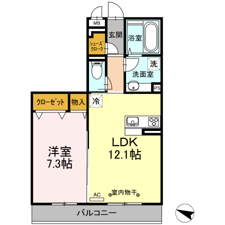 リヴェール湘南の間取り