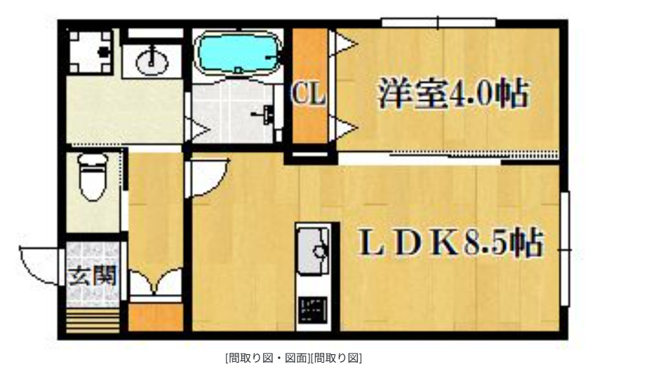 リノアネラ合川の間取り