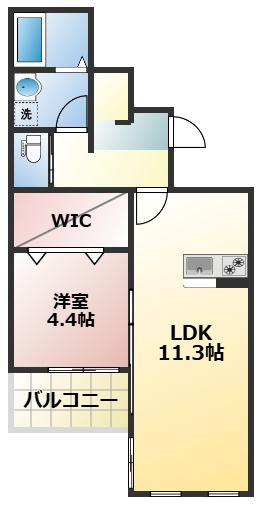 ノヴァイフ黒髪の間取り