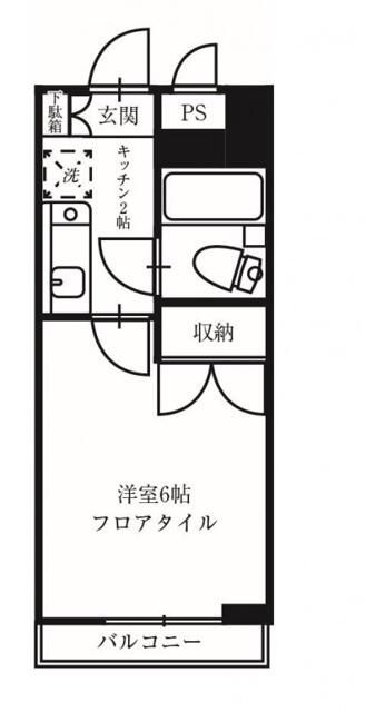 コスモリード国分寺の間取り
