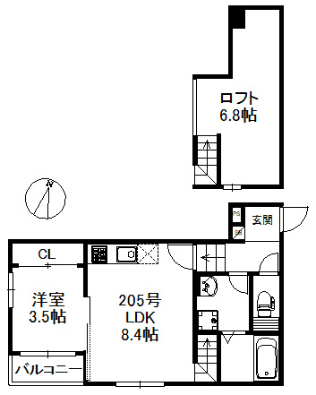 セレーノ博多南の間取り|※図面と現況が異なる場合は現況優先になります。