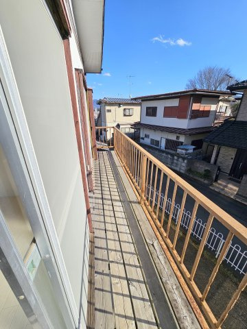 筑西市柳中古戸建のバルコニー|陽当たり良好なバルコニーです
