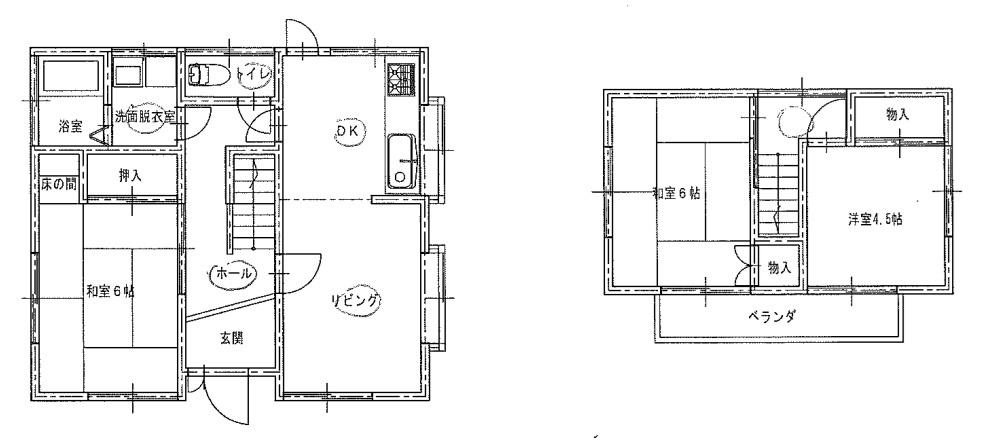 【中古戸建】桐生市新里町新川の間取り|■間取り図｜敷地面積：148.94㎡（約45.05坪）建物面積：68.71㎡（約20.78坪）