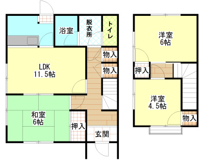 【間取り】 | 泉マンションB