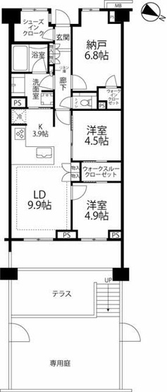 【間取り】 | ＢＲＡＮＺ中央林間