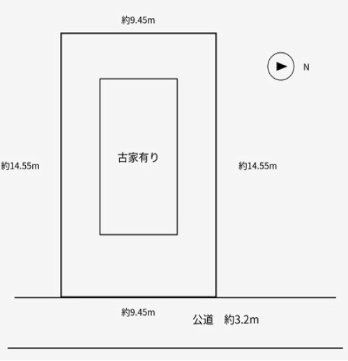 売地／富士見市上南畑の土地図|建築条件なし