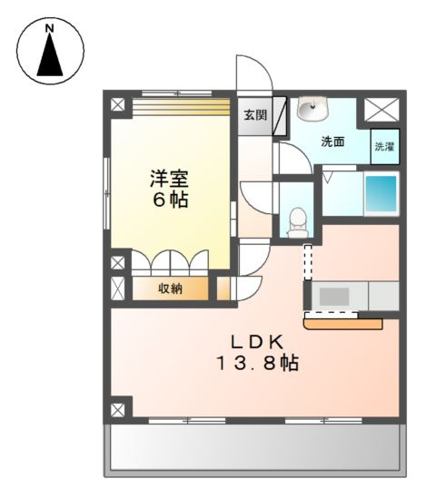 サン・オアシスの間取り