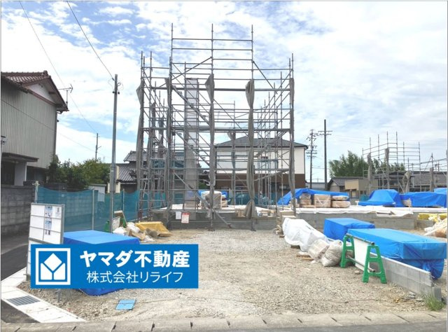 リーブルガーデン　江南市小杁町　全4区画分譲の外観|「現地（2026年6月18日）撮影」　
■外観写真　
■ヤマダ不動産　株式会社リライフ　