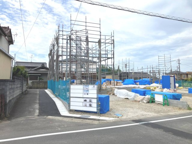 リーブルガーデン　江南市小杁町　全4区画分譲の外観|「現地（2026年6月18日）撮影」　
■全体写真　
■ヤマダ不動産　株式会社リライフ　