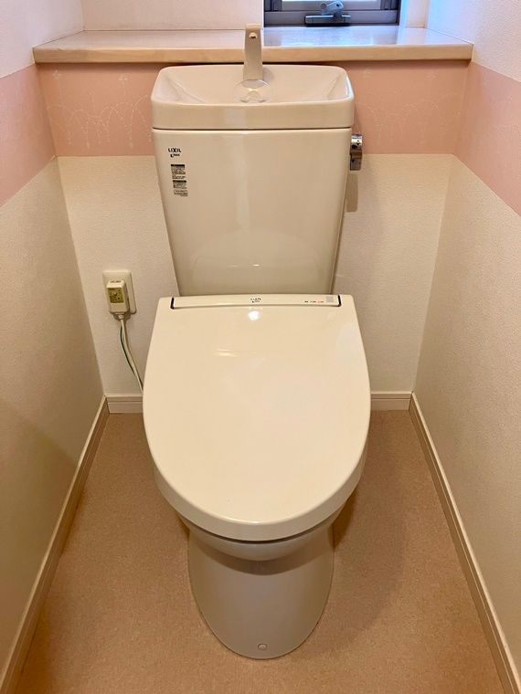 手賀の杜戸建のトイレ|シンプルで使いやすいトイレです
