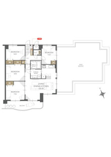 【間取り】ライオンズマンション三原第２ 