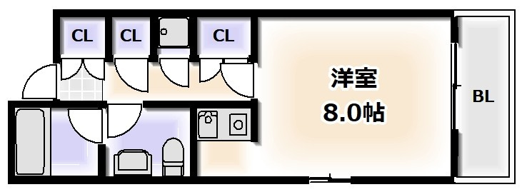 カーサマニエラの間取り
