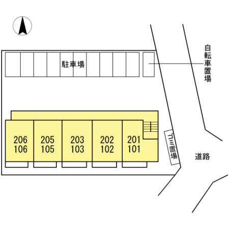 グレース川八の区画図