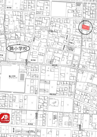 土地　東鶉6丁目の地図