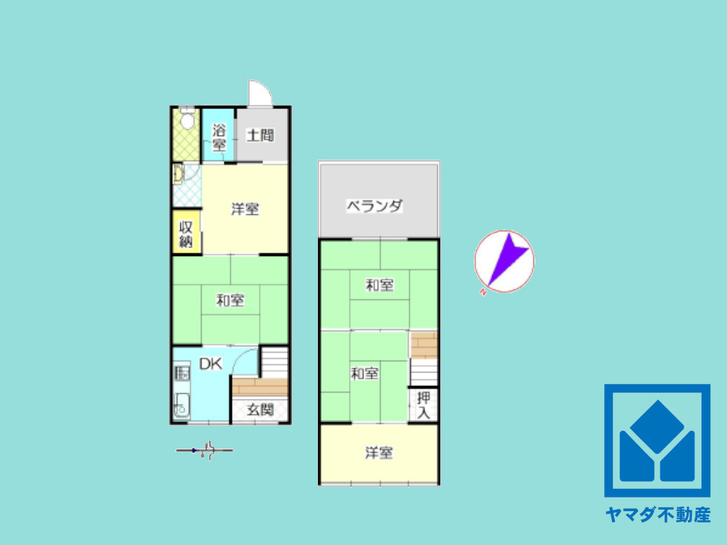 宇治市小倉町堀池の間取り