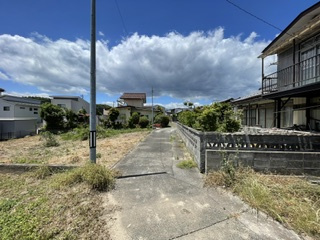 【前面道路含む現地写真】 | 福島市松川町沼北　売地（Z）
