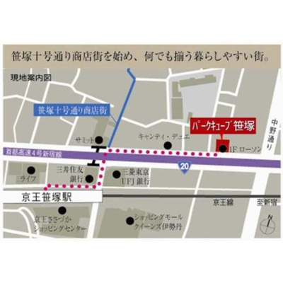 【地図】 | パークキューブ笹塚