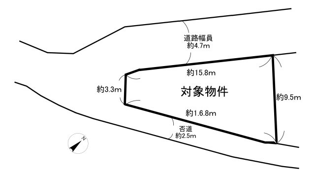 山手三丁目21番1号（B-39）の土地図