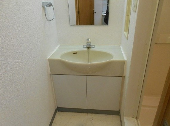 杉並区和田３丁目の賃貸マンションの独立洗面台