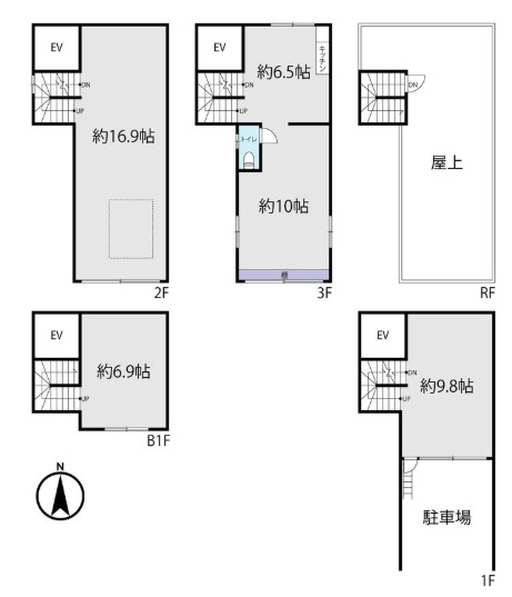 仲御霊町事務所の間取り