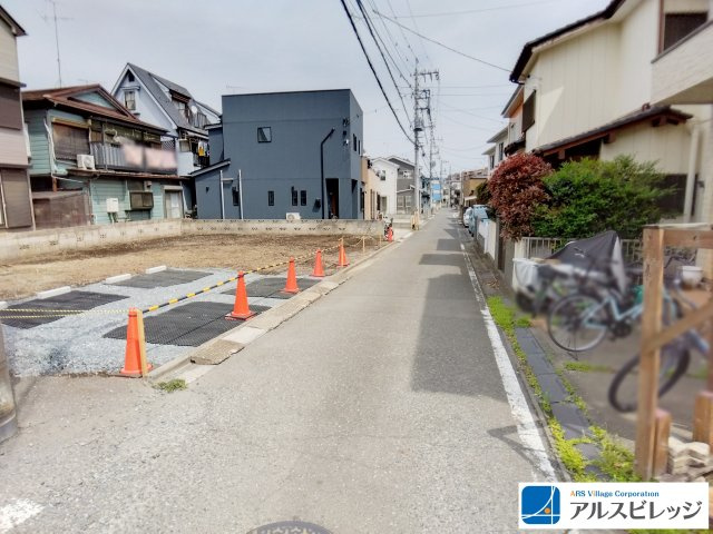 売地／ふじみ野市南台2丁目の前面道路含む現地写真|前面道路の様子です