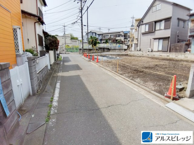 売地／ふじみ野市南台2丁目の前面道路含む現地写真|前面道路の様子です