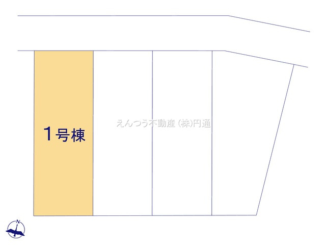 熊野桜佐区画整理の区画図