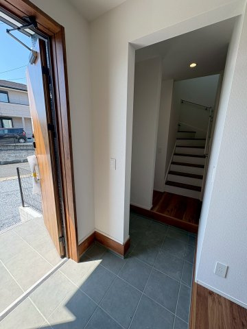 田川市伊田10期　新築戸建ての玄関|人気のシューズインクローゼット付き♪♪