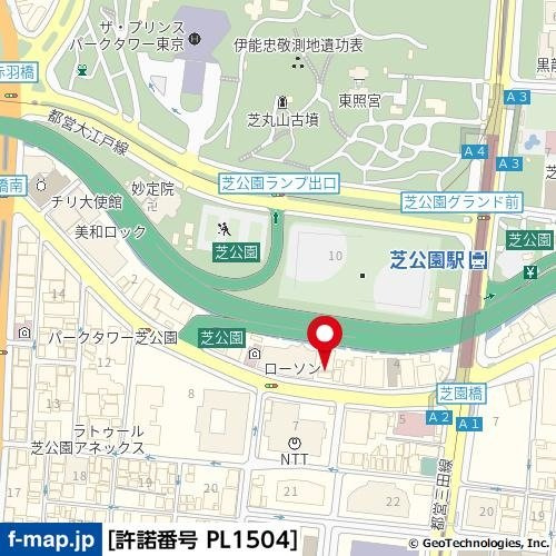 【地図】 | グランド・ガーラ芝公園