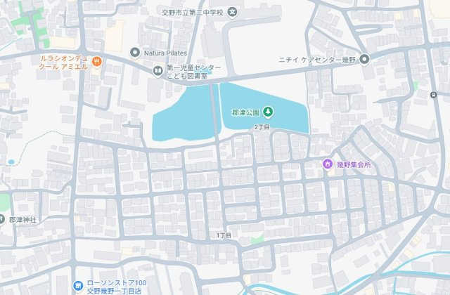 交野市幾野　第2期　新築一戸建ての地図