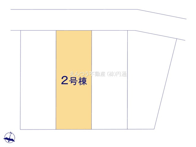 熊野桜佐区画整理の区画図