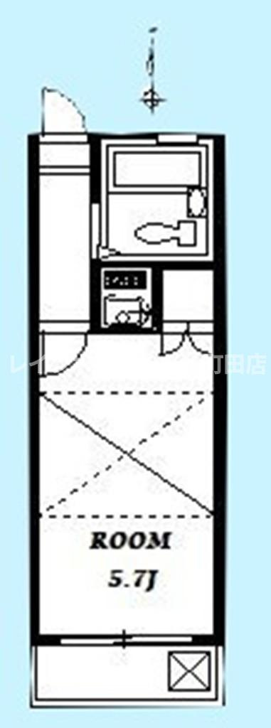 クロノス南橋本※初期費用分割あと払いサービス利用可能物件の間取り