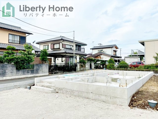 土浦市右籾第13　新築戸建の外観