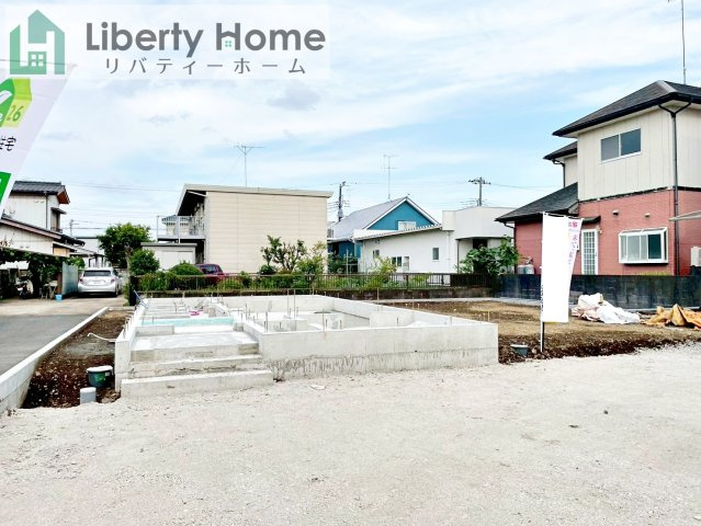 土浦市右籾第13　新築戸建の外観