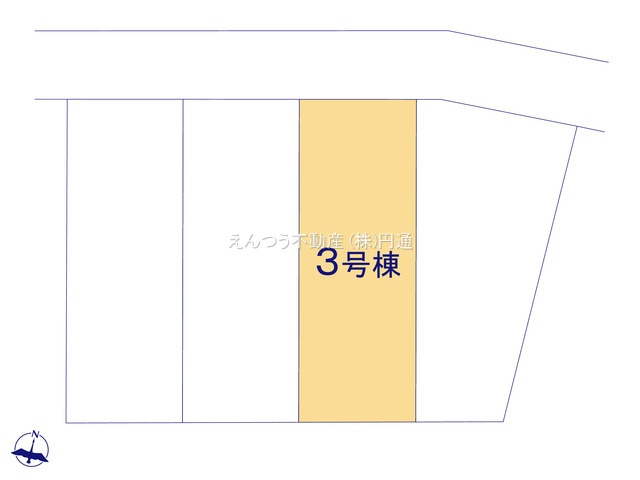熊野桜佐区画整理の区画図
