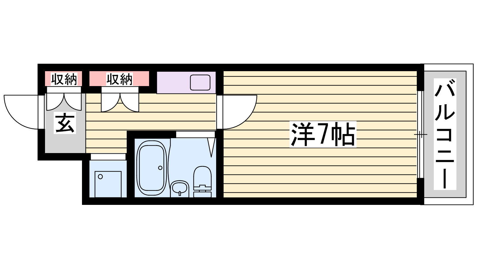 さくらコーポアビックスの間取り
