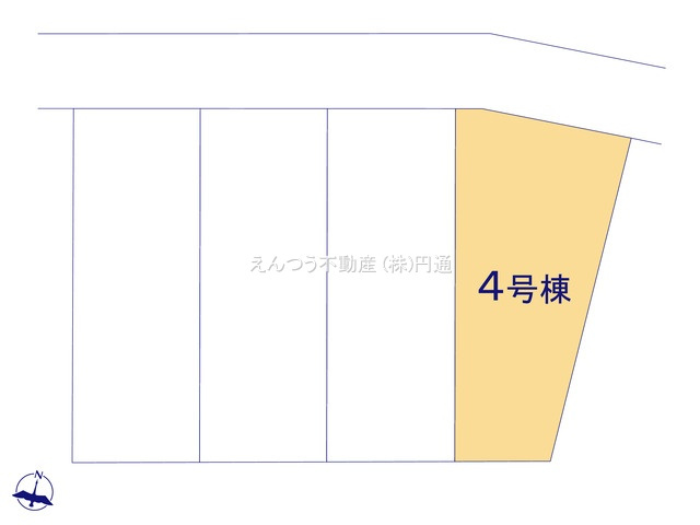 熊野桜佐区画整理の区画図