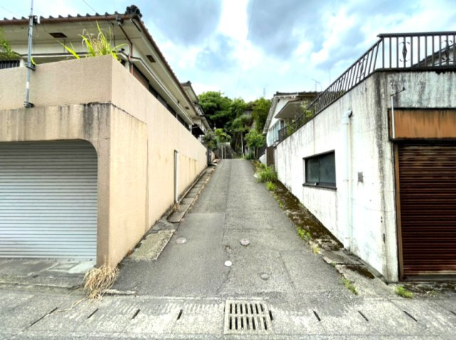 鹿児島市永吉二丁目戸建の前面道路含む現地写真|位置指定道路（持分無し）