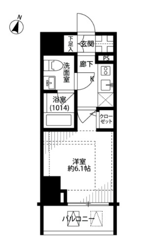 プレール・ドゥーク笹塚Ⅱの間取り