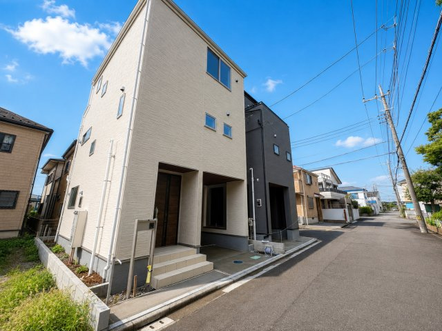 八潮市　八潮6丁目　新築戸建　全2棟の前面道路含む現地写真|前面道路含む現地写真です