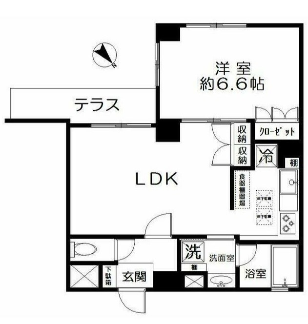 イトーピア幡ヶ谷の間取り