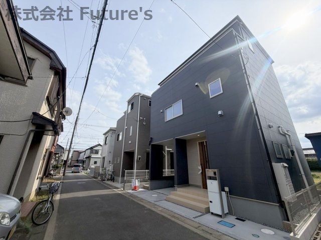 三郷市彦川戸1丁目　新築戸建　全1棟の前面道路含む現地写真|前面道路含む現地写真です。