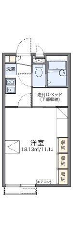 レオパレスフェリーチェの間取り