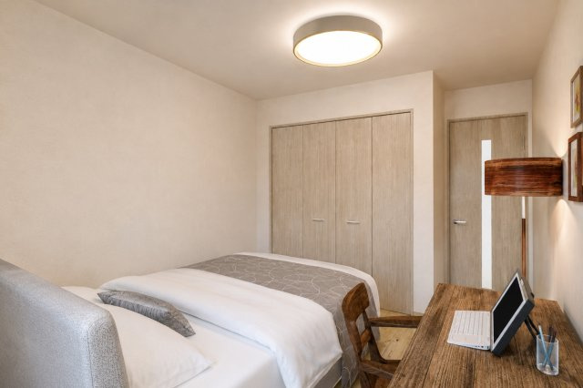 南庄所町の完成予想図|―南側洋室6帖パース― 新築参考プラン2215万円、建物面積85.86m2